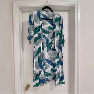 Tropical Beach Cover up/ Kimono